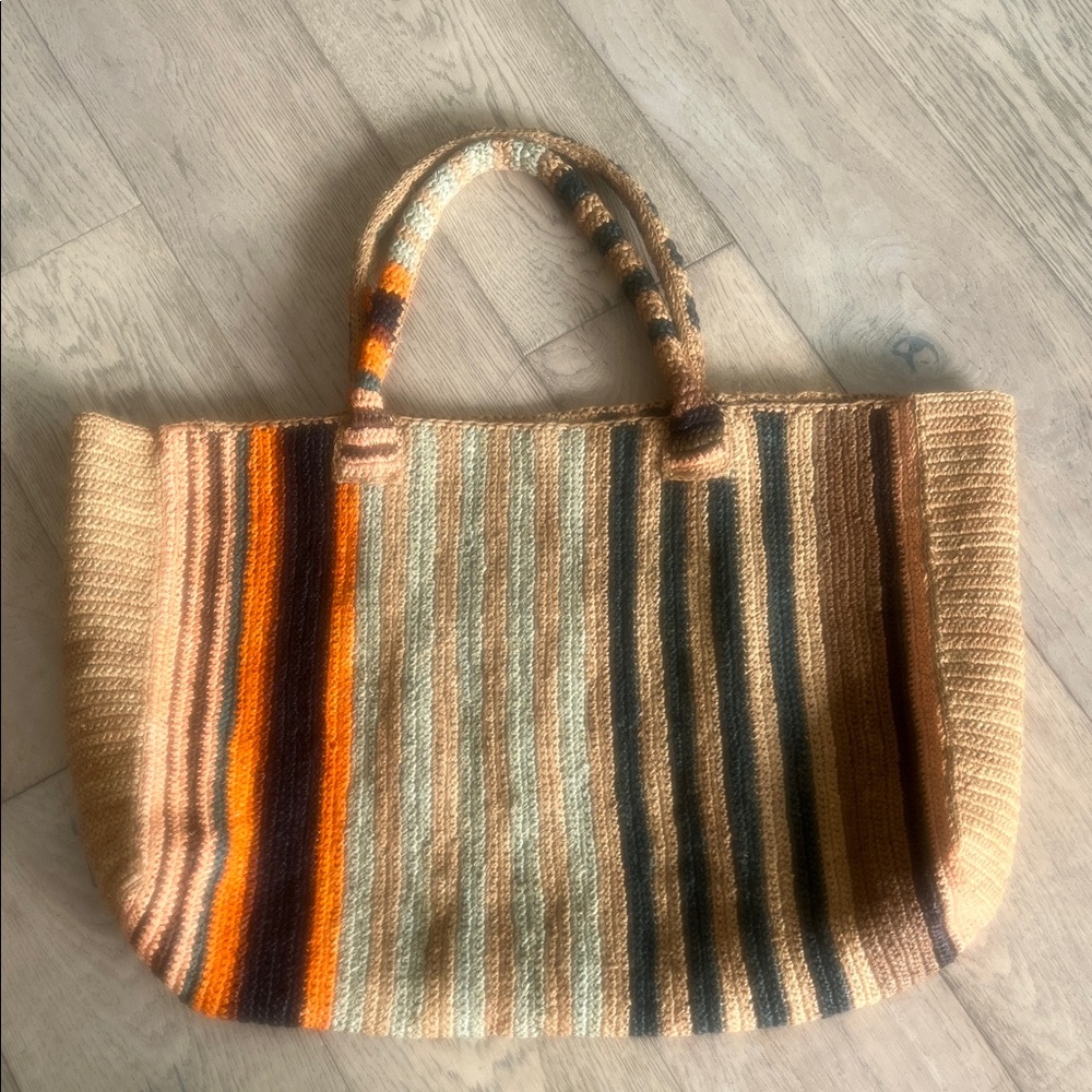 Anthropologie Multicolor Striped Tote
